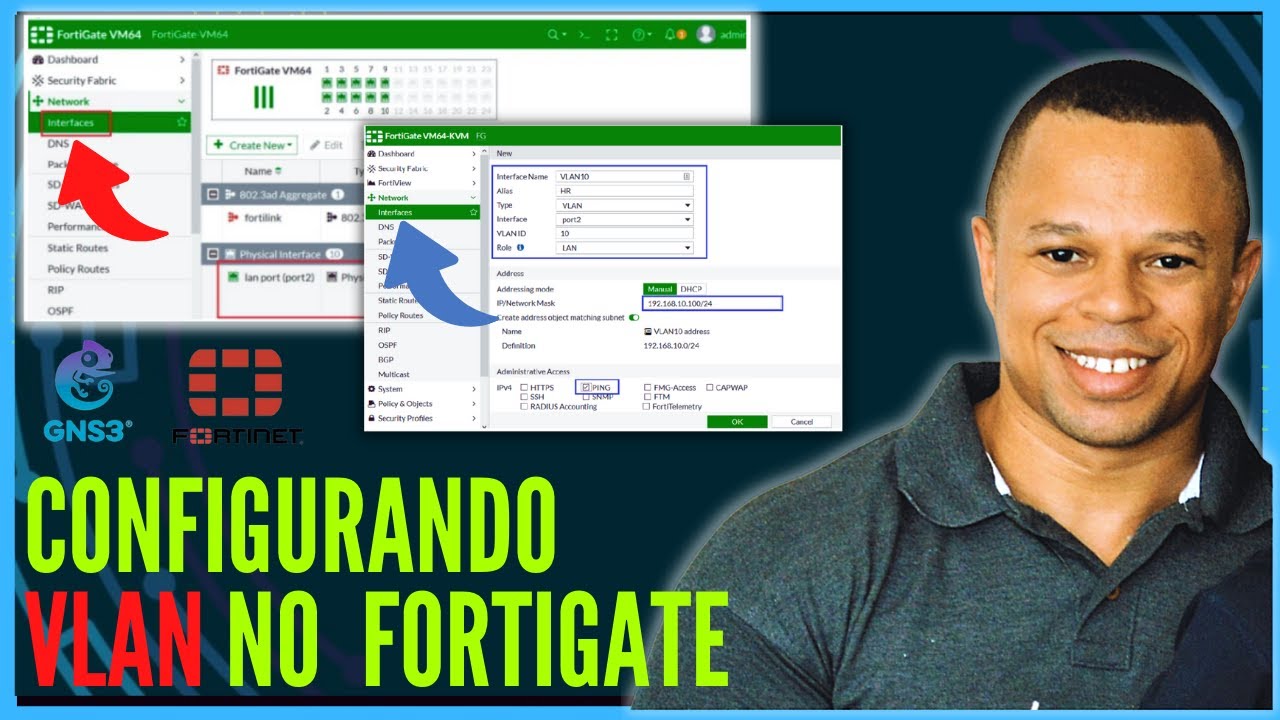 Fortinet  - Como configurar VLAN no Firewall Fortigate