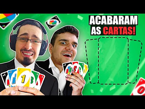 JOGAMOS ATÉ ACABAR O BARALHO DO UNO! E AGORA?? - UNO Caos c/ Core, MrGuinas e Gabs (Roblox)