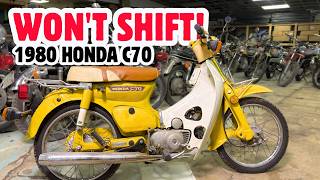 Why Won't This Honda Shift? | 1980 Honda C70 Mystery Solved!
