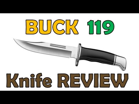 CLASSIC Knife, the BUCK 119 Full Review.  420HC High Carbon Stainless Steel.