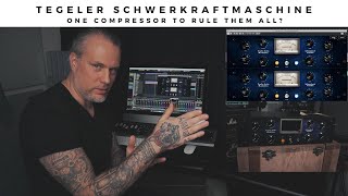 Video thumbnail for Tegeler Audio Manufaktur SCHWERKRAFTMASCHINE | One compressor to rule them all? by Euge Valovirta