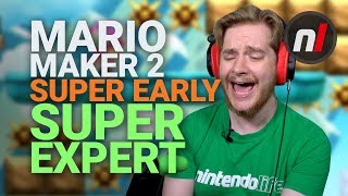 Super Early Super Expert Challenge in Super Mario Maker 2 | Nintendo Switch