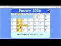 Starfall Daily Calendar January 26 2026