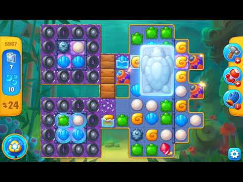 Fishdom 2021 - Level 5967   #playrix #fishdom #gaming