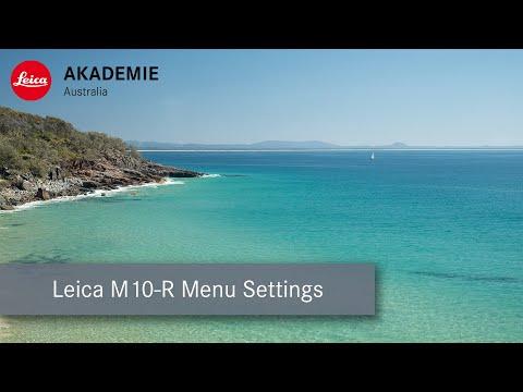 Leica M10-R Menu Settings