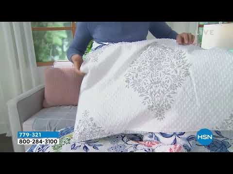 Concierge Collection 100% Cotton Clipped Comforter Set