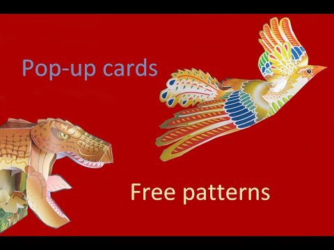 pop up cards  - canon creative park - dutchpapergirl