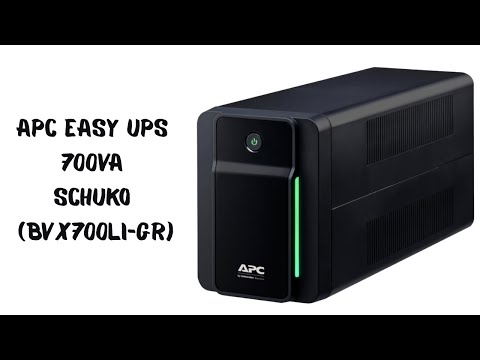 APC EASY UPS 700VA, 230V, AVR, IEC SOCKETS video
