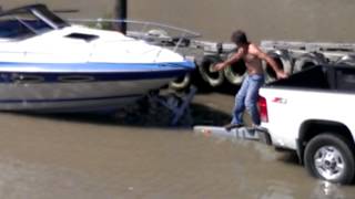 One man boat launch perfection. You got to watch