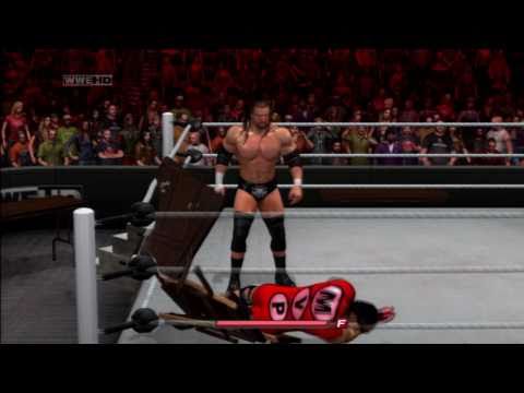 comment monter sur la cage dans smackdown vs raw 2011