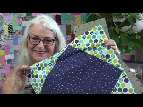 How to Square up a Large Quilt Block