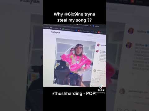 Did 6ix9ine steal my song?