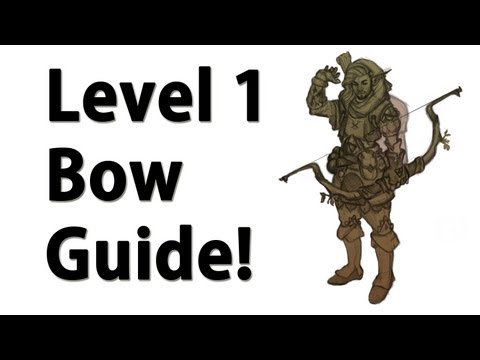 Best Level 1 Bow Guide Skyrim Video