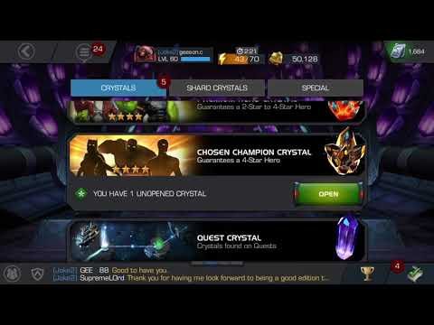 Open Chosen Champion Crystal