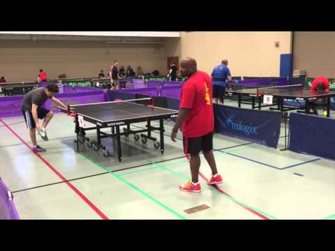 Tactical Table Tennis Commentary - Jasper (2022) vs Keith (1983) at Aurora Open, Spring 2016