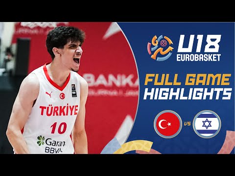 Türkiye 🇹🇷 vs Israel 🇮🇱 | Highlights | FIBA U18 EuroBasket 2025