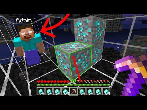 Minecraft'ta ADMİN Farkedene Kadar X-Ray Kullandım