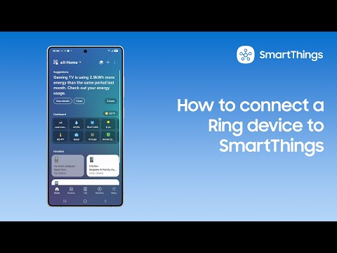 How to connect a Ring device to SmartThings