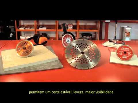 VIDEO - Disco diamante dentado materiais de construção