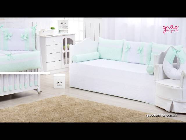 Quarto para Bebê Nobreza Verde | Ref: 61165