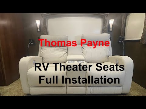 Thomas Payne Theater seats full installation. What an upgrade | RV Living | RV Life