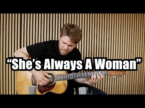 "She's Always A Woman" by Billy Joel (FINGERSTYLE GUITAR)