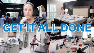 GET IT ALL DONE WITH ME! A DAY IN MY LIFE AS A BUSY MOM! ALL DAY CLEAN WITH ME! CLEANING MOTIVATION!