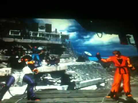 KOF02 - Hot Jugless Dancing Team vs. Art of Fighting Team (