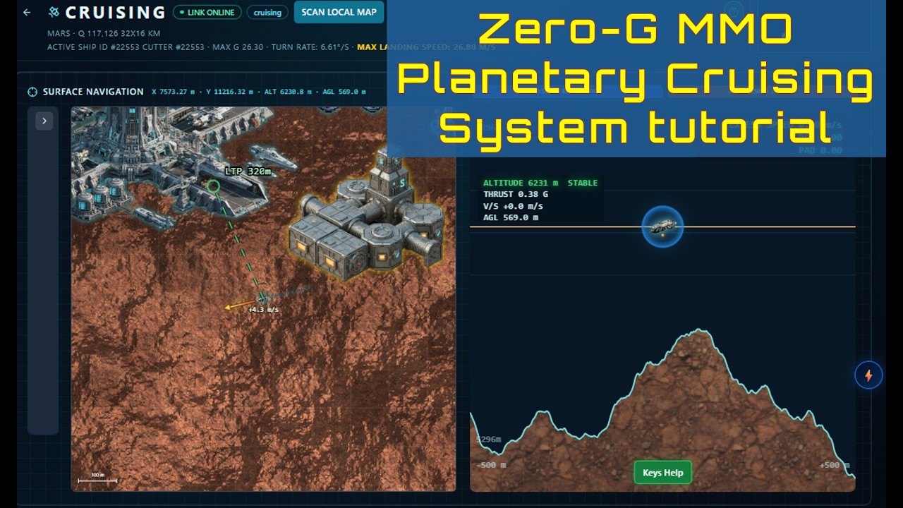Full planetary cruise and landing tutorial, Alpha 5.5.0