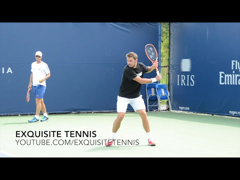 Stan Wawrinka Backhands in Slow Motion