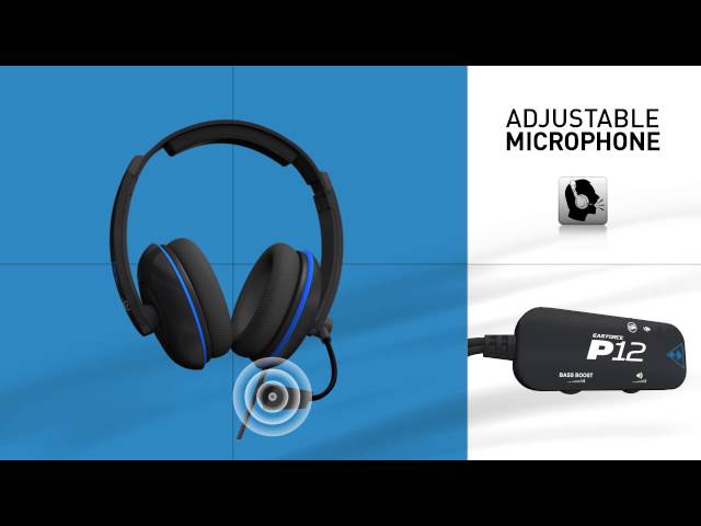 Video Teaser für Turtle Beach Ear Force® P12 PlayStation® 4 Gaming Headset