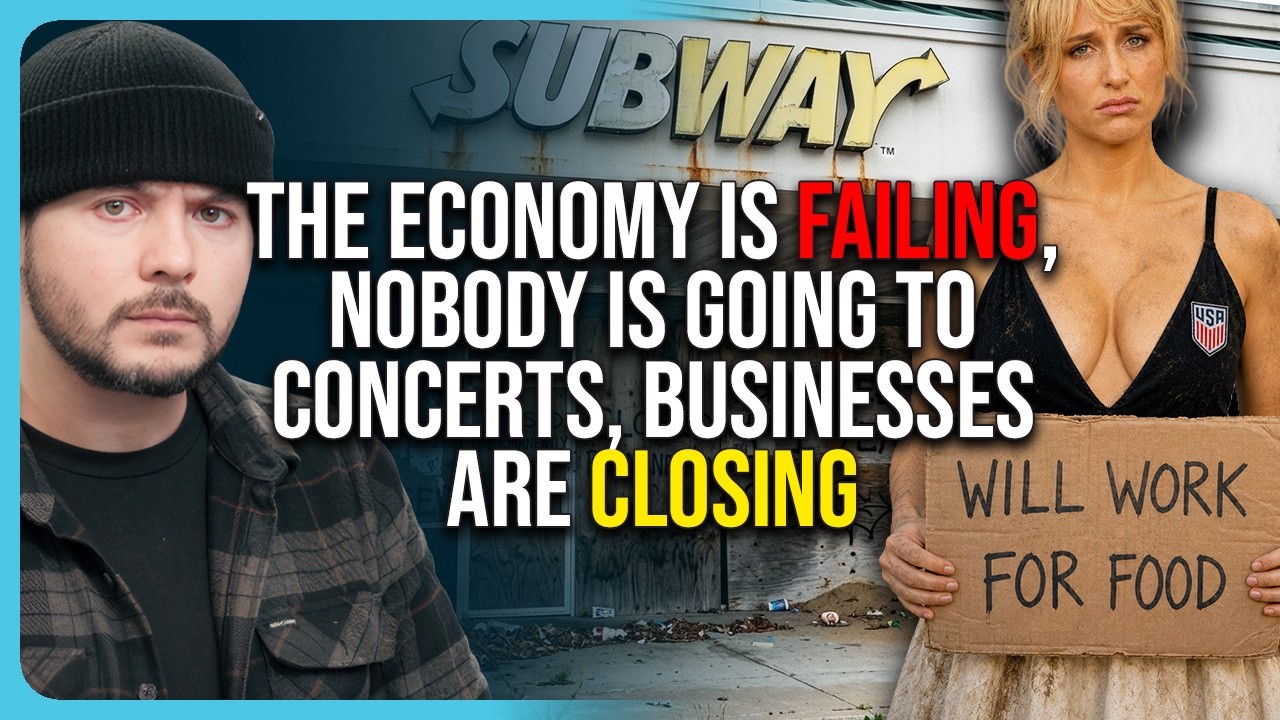 The Economy Is FAILING, Nobody Is Going To Concerts, Businesses Are CLOSING