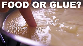 Why it's called gluten, glutamate, gelatin, gelato, etc