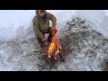 Bushcraft - Essential Winter Fire Lighting Techniques ...