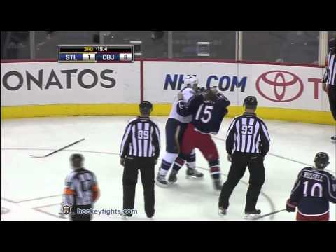 B.J. Crombeen vs Derek Dorsett Nov 10, 2010