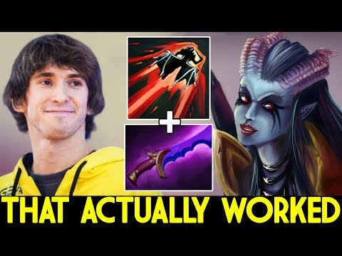 DENDI [Queen of Pain] Shadow Blade for Gank That Actually Worked 7.22 Dota 2