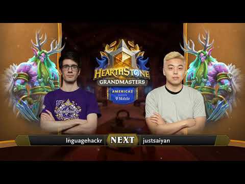 lnguagehackr vs justsaiyan - Division A - Hearthstone Grandmasters Americas 2020 Season 2 - Week 6