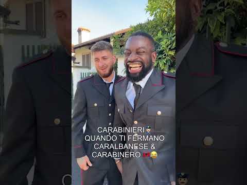 CARABINIERI 👮🏻‍♂️ Quando Ti Fermano CARALBANESE & CARABINERO 🇦🇱 - iPantellas & Emanuel Asllani