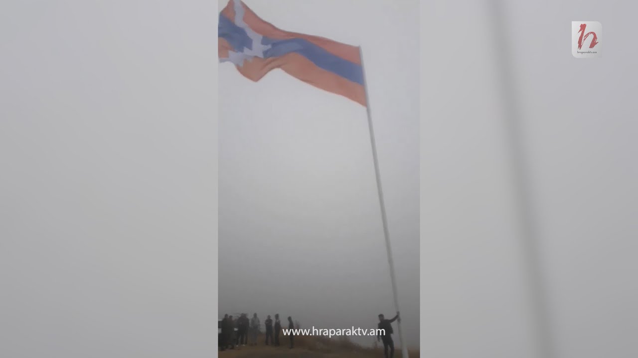 Հաթերք գյուղում բարձրացվեց Արցախի ամենամեծ դրոշը