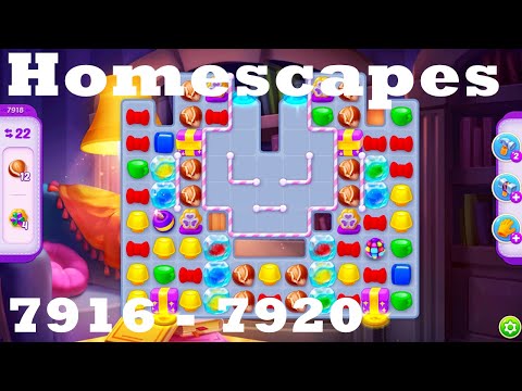 Homescapes Level 7916 - 7920 HD Walkthrough | 3 - match game | gameplay | android | ios | pc | app