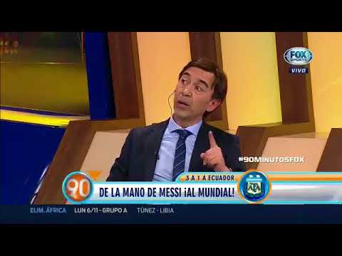 Periodista argentino le recordó a Valdivia cuando lo cargó por ganarle la final