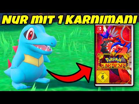 Kann man Pokemon Karmesin nur mit einem Karnimani Durchspielen ?