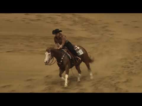 191002 Congress Amateur Reining Katsy Leeman on Tinkers Toy Gun