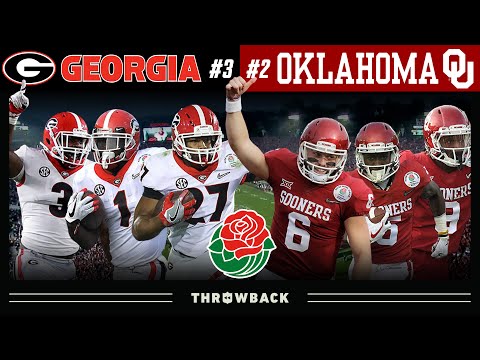 Baker's Air Attack vs Chubb & the Dawgs' Ground Game! (#3 Georgia vs. #2 Oklahoma 2018 Rose Bowl)