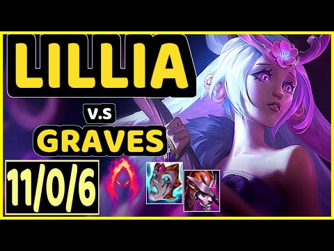 LILLIA vs GRAVES - 11/0/6 KDA JUNGLE CHALLENGER GAMEPLAY - EUW