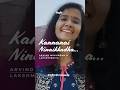 KANNANAI NINAIKKADHA Qfrreels By ARVIND MUKUNDAN LAKSHMIPRIYA Shorts