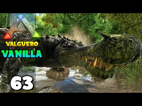 DOMANDO UM CASAL DE CROCODILOS FORTÕES!!! ARK: VALGUERO (VANILLA) 63