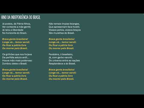 Hino Da Independência Do Brasil - Hinos