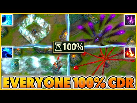 EVERYONE IN THE GAME HAS 100% CDR (BEST GAME EVER!!) - BunnyFuFuu | League of Legends