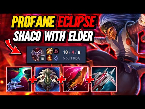 Profane Eclipse Shaco Build! S14 - D2 Ranked[League of Legends] Full Gameplay - Infernal Shaco